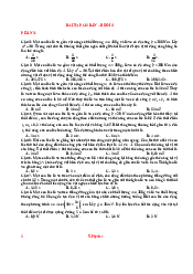 Bài tập cơ bản cuổi 1 - Vật lý đại cương 1 | Trường Đại học Công nghệ, Đại học Quốc gia Hà Nội