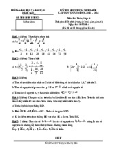 ĐỀ THI CHÍNH THỨC MÔN TOÁN LỚP 6 HUYỆN QUAN SƠN NĂM HỌC 2013-2014