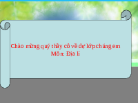 Giáo án điện tử Địa Lí 5 Hoạt động 1 Chân trời sáng tạo: Vị trí vùng biển nước ta