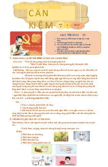 Quan niệm của HỒ CHÍ MINH về tính Cần và tính Kiệm môn Tư tưởng Hồ Chí Minh | Trường Đại học Kinh doanh và Công nghệ Hà Nội