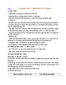 Chương I.Bài 4+Luyện tập chung 1 | Bài giảng Toán 6 | Kết nối tri thức