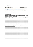 Xác định tỷ số nhiệt dung phân tử chất khí - Mẫu báo cáo thí nghiệm số 3 môn thí nghiệm vật lý 1 | Trường Đại học sư phạm kỹ thuật TP Hồ Chí Minh
