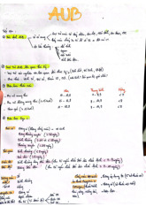 Ôn tập AUB môn Sản khoa | Trường Đại học Y dược - Đại học Huế