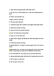 Bài tập trắc nghiệm môn Tài chính tiền tệ