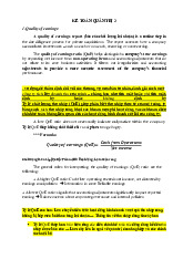Chất Lượng Lợi Nhuận và Phương Pháp Kế Toán Môn Lý thuyết xác xuất và thống kê ứng dụng | Trường Đại học Tài chính - Marketing