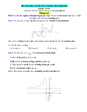 Đề minh họa tốt nghiệp THPT 2025 môn Toán phương án 1 có lời giải chi tiết