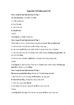 Soạn bài Xử kiện lớp 10 sách Cánh Diều