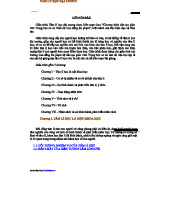 Giáo Trình Tâm Lý Học Đại Cương - Tài Liệu Học Tập Cơ Bản