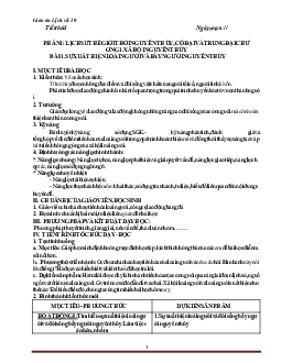 Giáo án Lịch Sử 10 Phương pháp mới định hướng phát triển năng lực cả năm