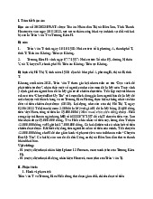 Bản án Hình sự số 174/2023: Phân tích vụ Trần Văn T và Trương Kim H | Môn Luật tố tụng hình sự Việt Nam - Đại học Cần Thơ