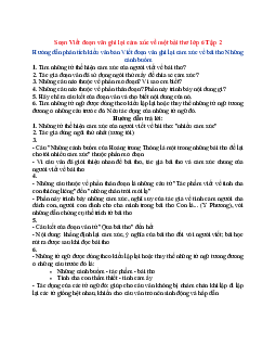 Soạn Ngữ văn 6 sách Chân trời sáng tạo bài Viết đoạn văn ghi lại cảm xúc về một bài thơ Tập 2