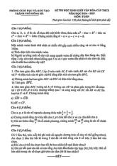 Đề học sinh giỏi Toán THCS năm 2024 – 2025 phòng GD&ĐT Đông Hà – Quảng Trị