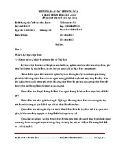 Bài thi Triết học Mác- Lênin - Mã số 29 | Trường Đại học Thương Mại