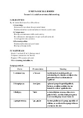 Giáo án ôn tập Unit 9: Social Issues | Global Success Tiếng Anh 11