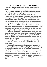 Bài tập nhóm: Đặc điểm phát triển tâm lý môn Tâm lý học trung học | Đại học Đồng Tháp