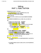 Punctuation writing guide - essential rules and practi môn English Studies| Trường Đại học Thăng Long