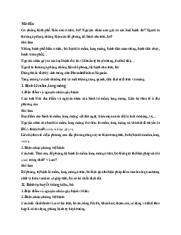Công nghệ 11 Kết nối tri thức bài 14: Một số bệnh phổ biến ở trâu, bò và biện pháp phòng, trị