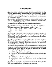 Bài Tập Thống Kê và Kiểm Định Giả Thuyết | Đại học Y dược Cần Thơ