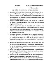 Đề cương môn Luật đất đai - Trường Đại học lao động -  xã hội