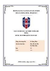 PHẦN MỀM QUẢN LÝ BÁN SÁCH | Báo cáo môn Lập trình hướng đối tượng- Trường Đại học Lao động - Xã hội