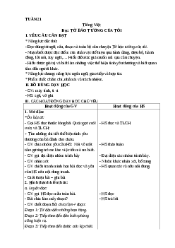 Giáo án Tiếng Việt lớp 4 Tuần 21 | Kết nối tri thức