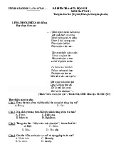 TOP 6 đề thi giữa học kỳ 1 môn Ngữ Văn lớp 7 năm học 2024 - 2025 | Bộ sách Chân trời sáng tạo