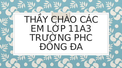 Giáo án điện tử Hoạt động trải nghiệm 11 Chủ đề 2 Kết nối tri thức : Khám phá bản thân