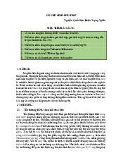 [Sinh học Di truyền] Cơ chế sinh ung thư - Đại học Y dược Thành phố Hồ Chí Minh