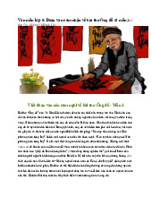 Văn mẫu lớp 8: Đoạn văn cảm nhận về bài thơ Ông đồ - Ngữ văn 8