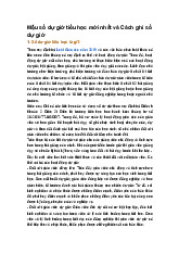 Mẫu sổ dự giờ tiểu học mới nhất và Cách ghi sổ dự giờ