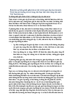 Phân tích sự thống nhất giữa tính xã hội và tính giai cấp của nhà nước. Trình bày ảnh hưởng của nó trong việc thực hiện chức năng nhà nước Việt Nam hiện nay | Pháp luật đại cương | Đại học Thương mại