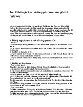 Top 13 bài nghị luận về lòng yêu nước của giới trẻ ngày nay - Ngữ văn 10