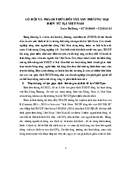Cơ hội và thách thức với Thương mại điện tử | Trường Đại học Tài nguyên và Môi trường Hà Nội