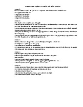 Câu hỏi trắc nghiệm môn Luật dân sự Việt Nam| Trường Đại học Luật Hà Nội