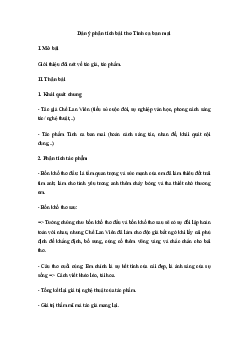 Văn mẫu lớp 11: Phân tích bài thơ Tình ca ban mai | Cánh diều