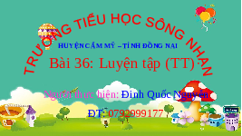 Giáo án điện tử Toán 2 Chương 2 Cánh diều: Luyện tập (tiếp theo) trang 72 (tập 1) - Phép trừ (có nhớ) trong phạm vi 100