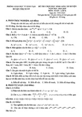 Đề chọn học sinh giỏi Toán 8 năm 2024 – 2025 phòng GD&ĐT Thọ Xuân – Thanh Hoá