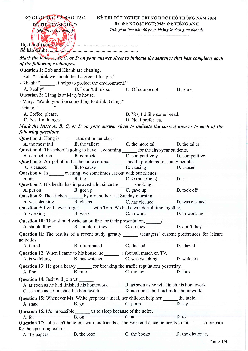 Đề minh họa tốt nghiệp THPT năm 2024 môn Tiếng Anh