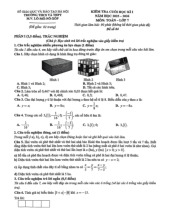 Đề cuối học kì 1 Toán 7 năm 2025 – 2026 trường M.V. Lômônôxốp – Hà Nội