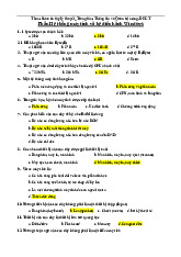 Tham khảo ôn tập lý thuyết cơ bản | Môn Tin học căn bản - Đại học Cần Thơ