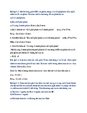 Các Bài Tập Cơ Bản và Nâng Cao Môn Xác suất thống kê | Đại học Sư phạm Hà Nội 2