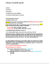 Chương 2: Lý thuyết cung-cầu môn Kinh tế vi mô | Trường Đại học Kinh Tế Quốc Dân