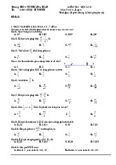 Đề cuối học kì 2 Toán 6 năm 2024 – 2025 trường THCS Võ Trường Toản – BR VT