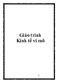 Giáo trình môn kinh tế vĩ mô | Đại học Kinh tế Thành phố Hồ Chí Minh