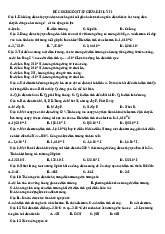 Đề ôn tập giữa kỳ môn vật lý lớp 11