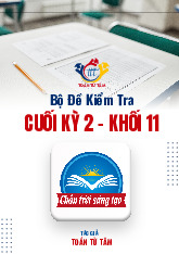 Bộ đề kiểm tra cuối kỳ 2 Toán 11 CTST năm học 2024 – 2025