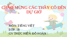 Giáo án điện tử Tiếng Việt 1 Tập 1 Bài 42 Kết nối tri thức: Ao, eo