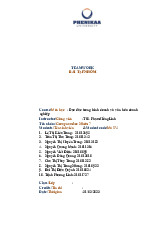 Bài tập nhóm 7 đánh giá giữa kỳ học phần Đạo đức trong kinh doanh và văn hóa doanh nghiệp | Trường Đại học Phenikaa