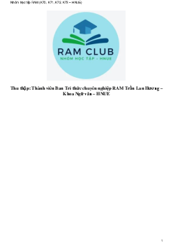 Đề cương Lịch sử văn minh thế giới kỳ 2 (2022 - 2023) | Đại học Sư phạm Hà Nội