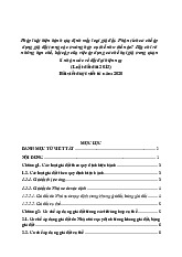 Bài tập Giá đất và cơ chế áp dụng môn Luật đất đai | Trường Đại học Luật Hà Nội